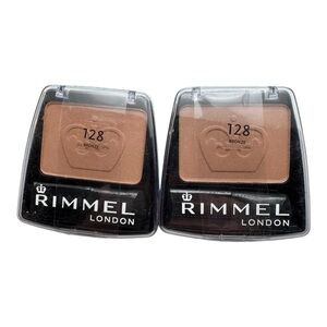 Rimmel London Powder Blush 128 Bronze Lot of 2 New Sealed Made in England